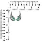 Starborn Gemstone Eagle Claw Pendant in Sterling Silver
