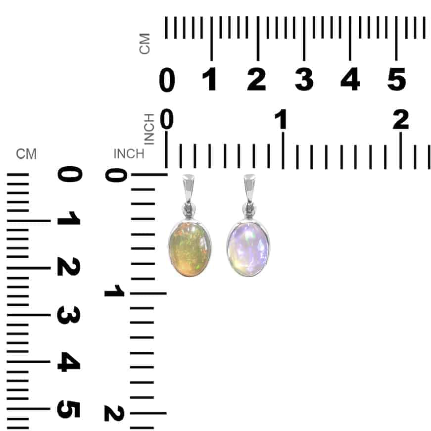 Starborn Ethiopian Opal Pendant in Sterling Silver