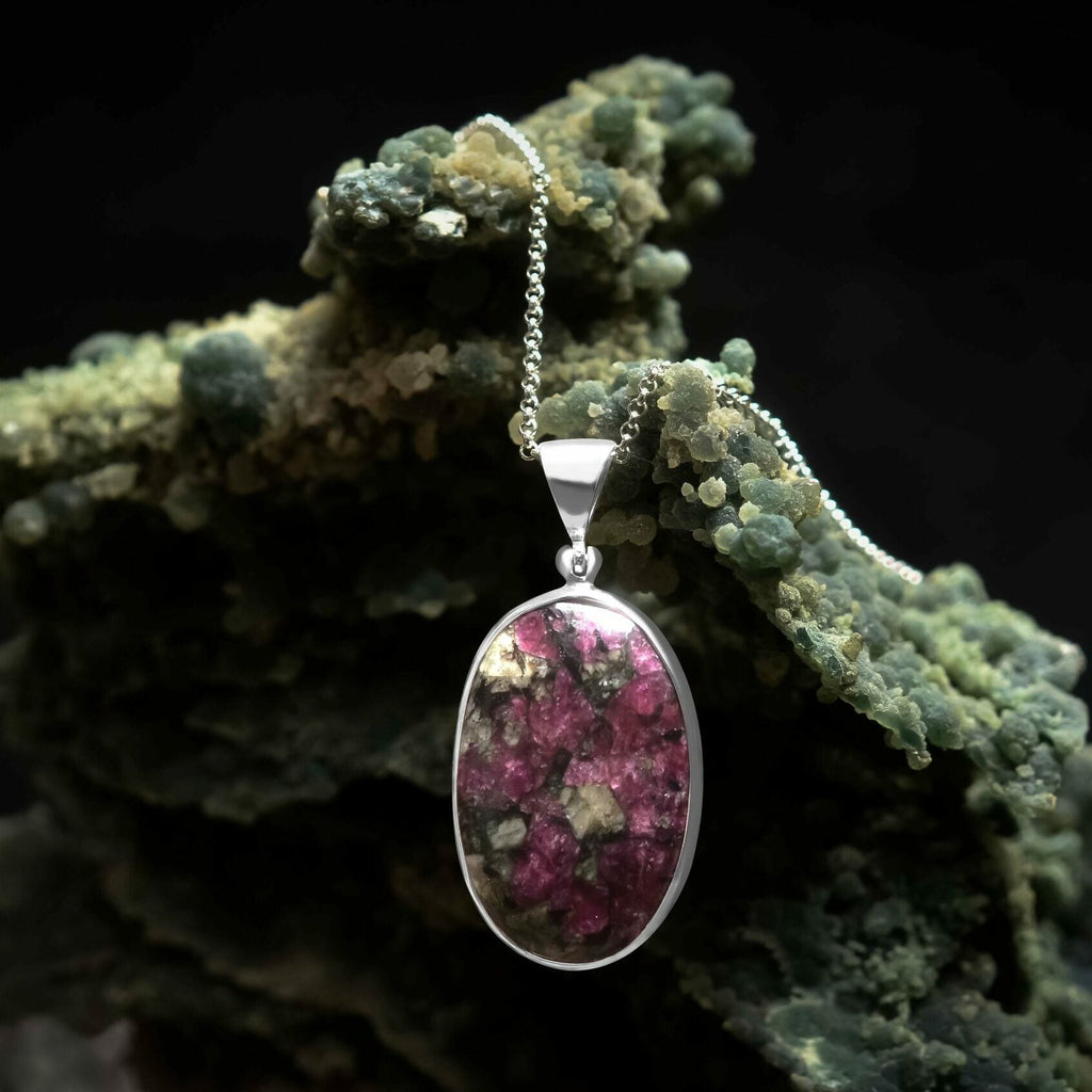 Starborn Eudialyte Pendant in Sterling Silver