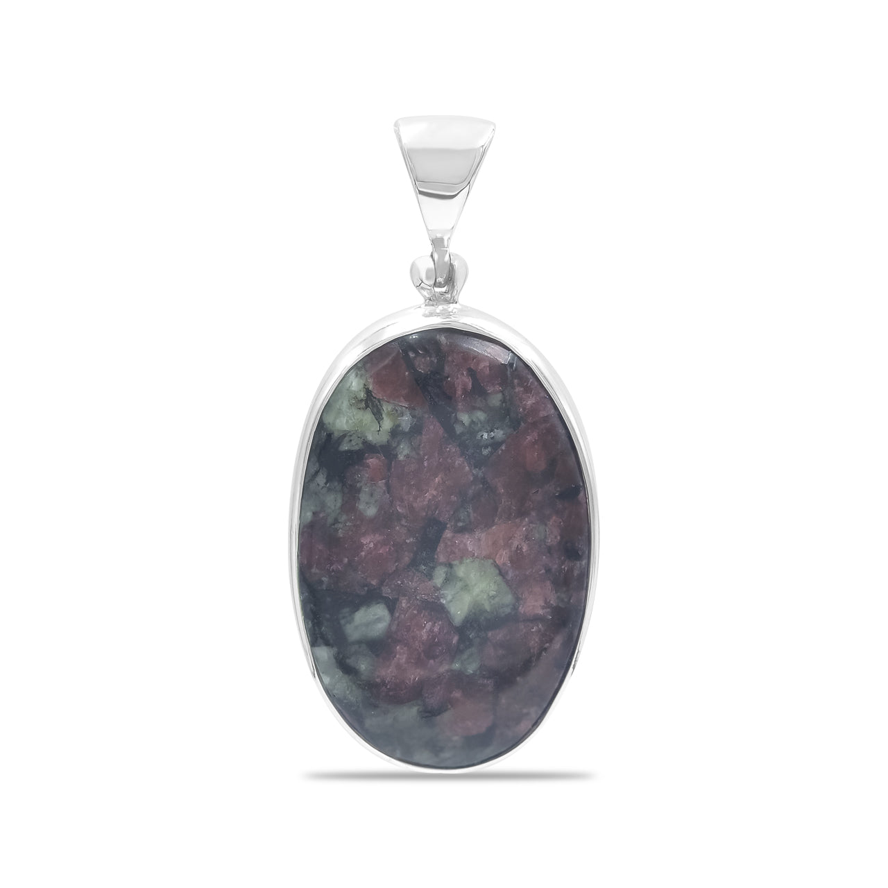 Starborn Eudialyte Pendant in Sterling Silver