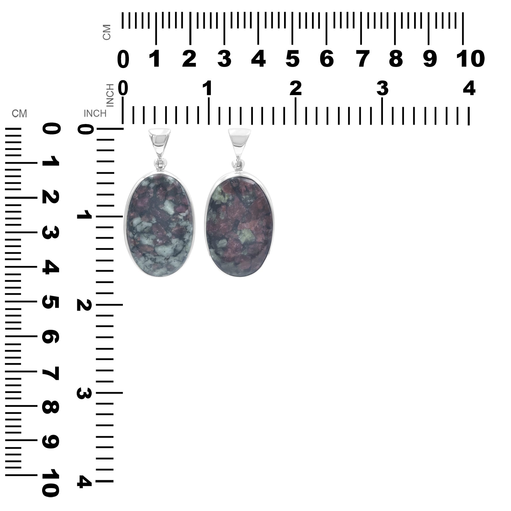 Starborn Eudialyte Pendant in Sterling Silver