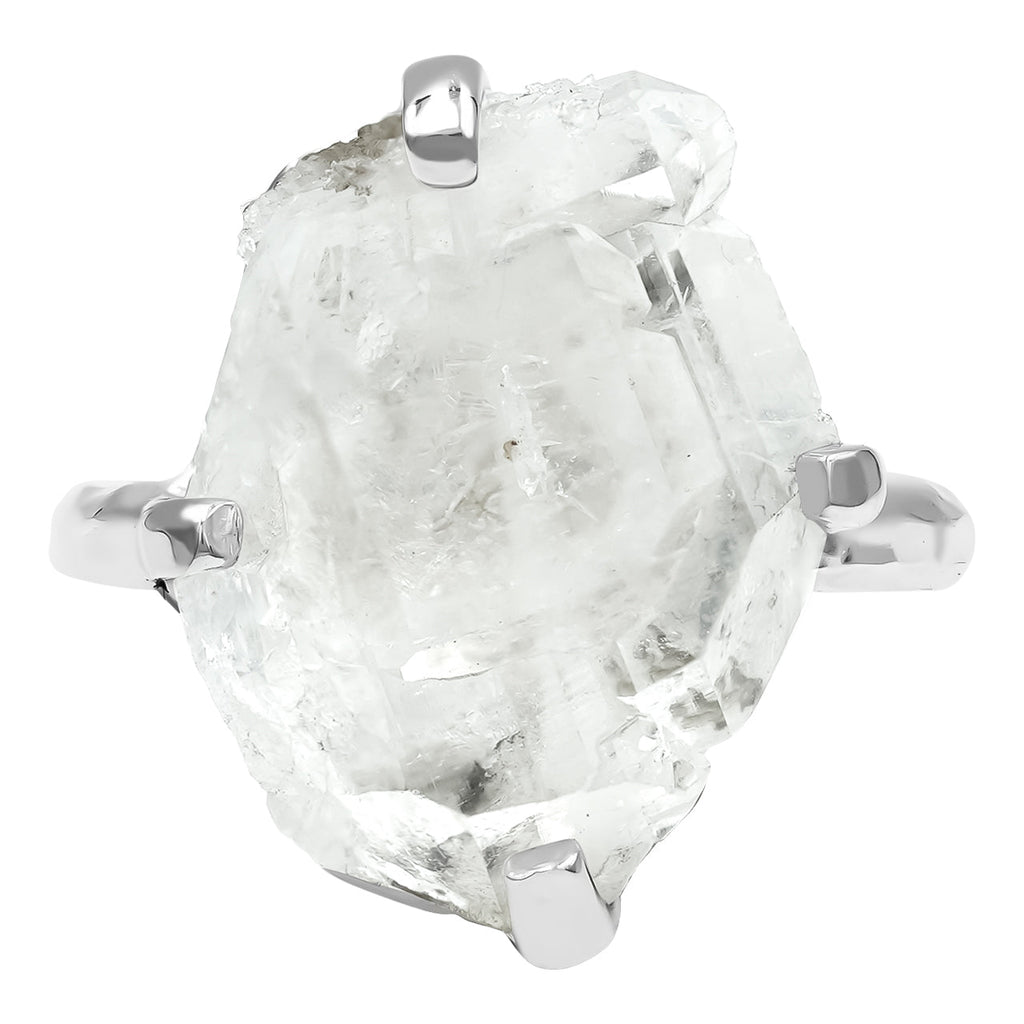 Starborn Faden Quartz Prong Set Ring in Sterling Silver