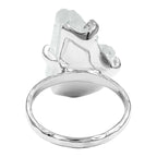 Starborn Faden Quartz Prong Set Ring in Sterling Silver