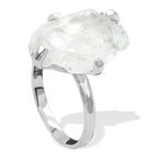 Starborn Faden Quartz Prong Set Ring in Sterling Silver
