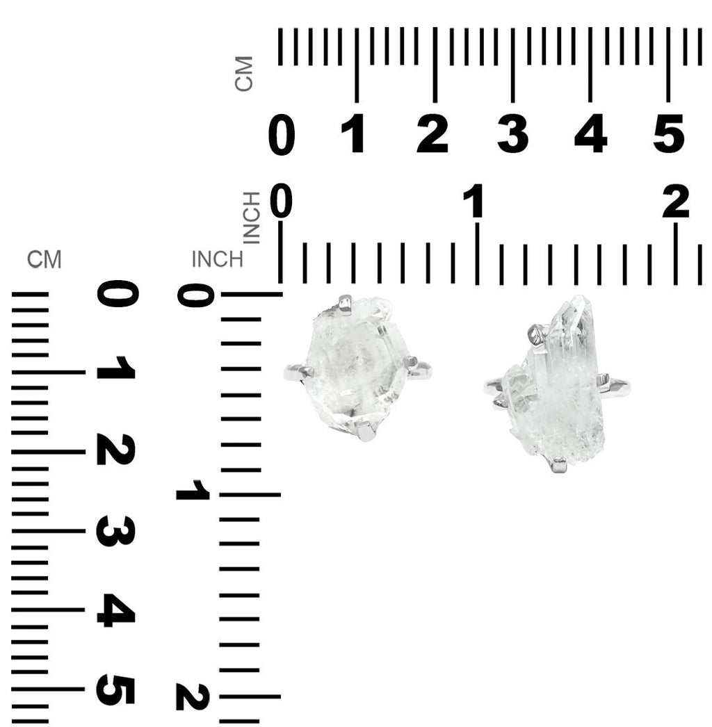 Starborn Faden Quartz Prong Set Ring in Sterling Silver