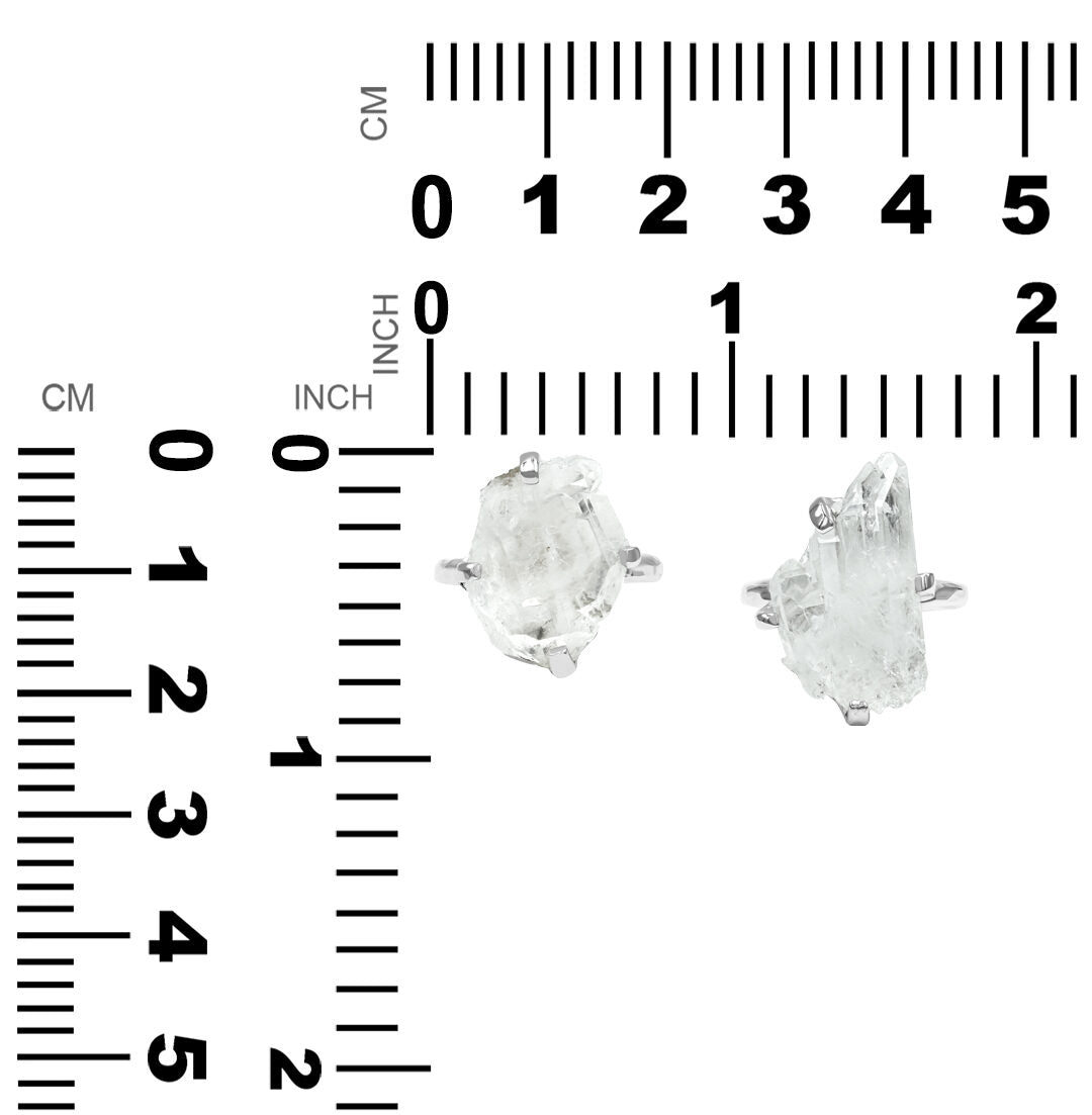 Starborn Faden Quartz Prong Set Ring in Sterling Silver