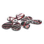 Starborn Red & Black Fordite Pear Cabochon (1 Piece)