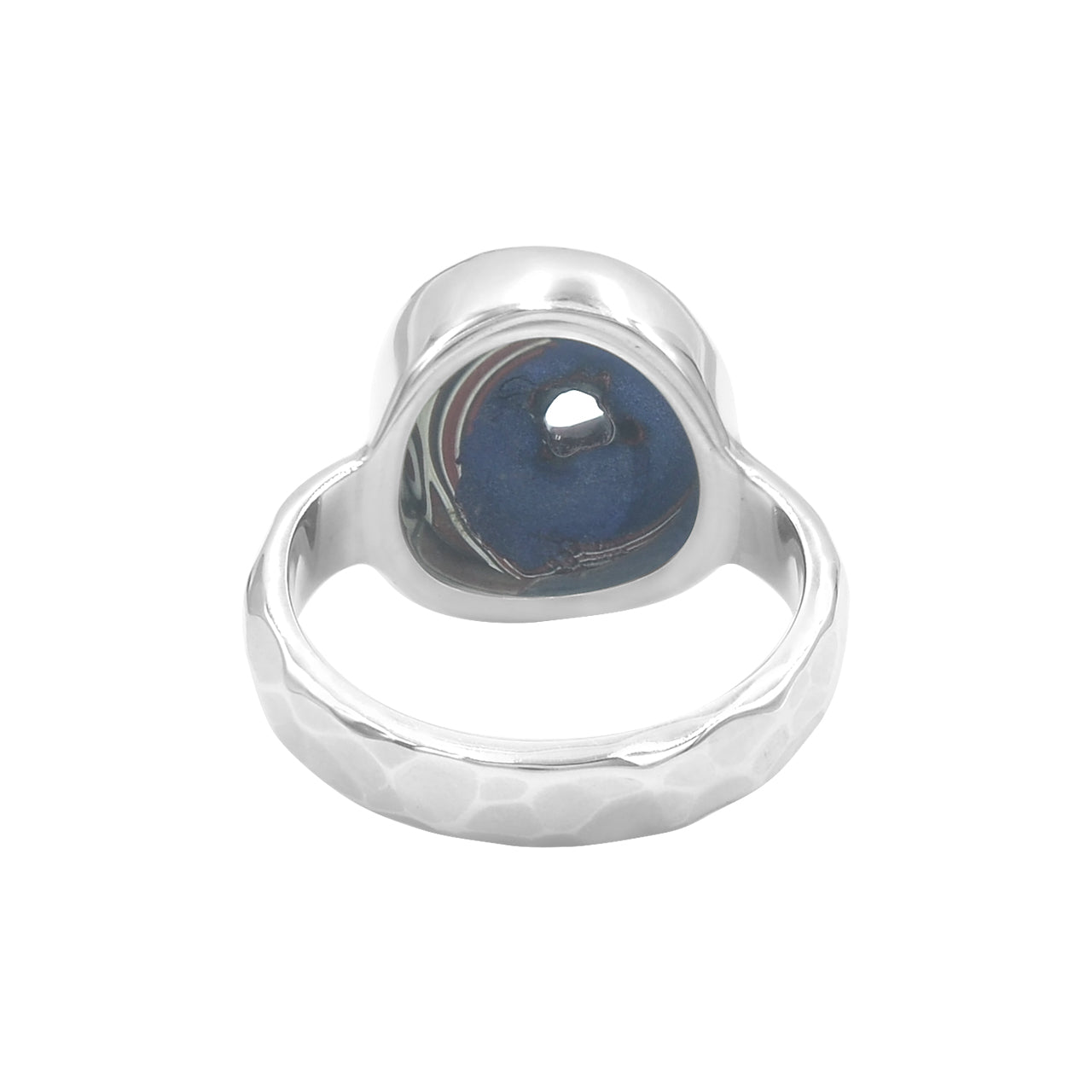 Starborn Multi-Colored Fordite Ring in Sterling Silver