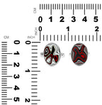 Starborn Fordite Oval Ring in Sterling Silver