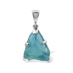 Starborn Fluorite Prong Set Pendant in Sterling Silver