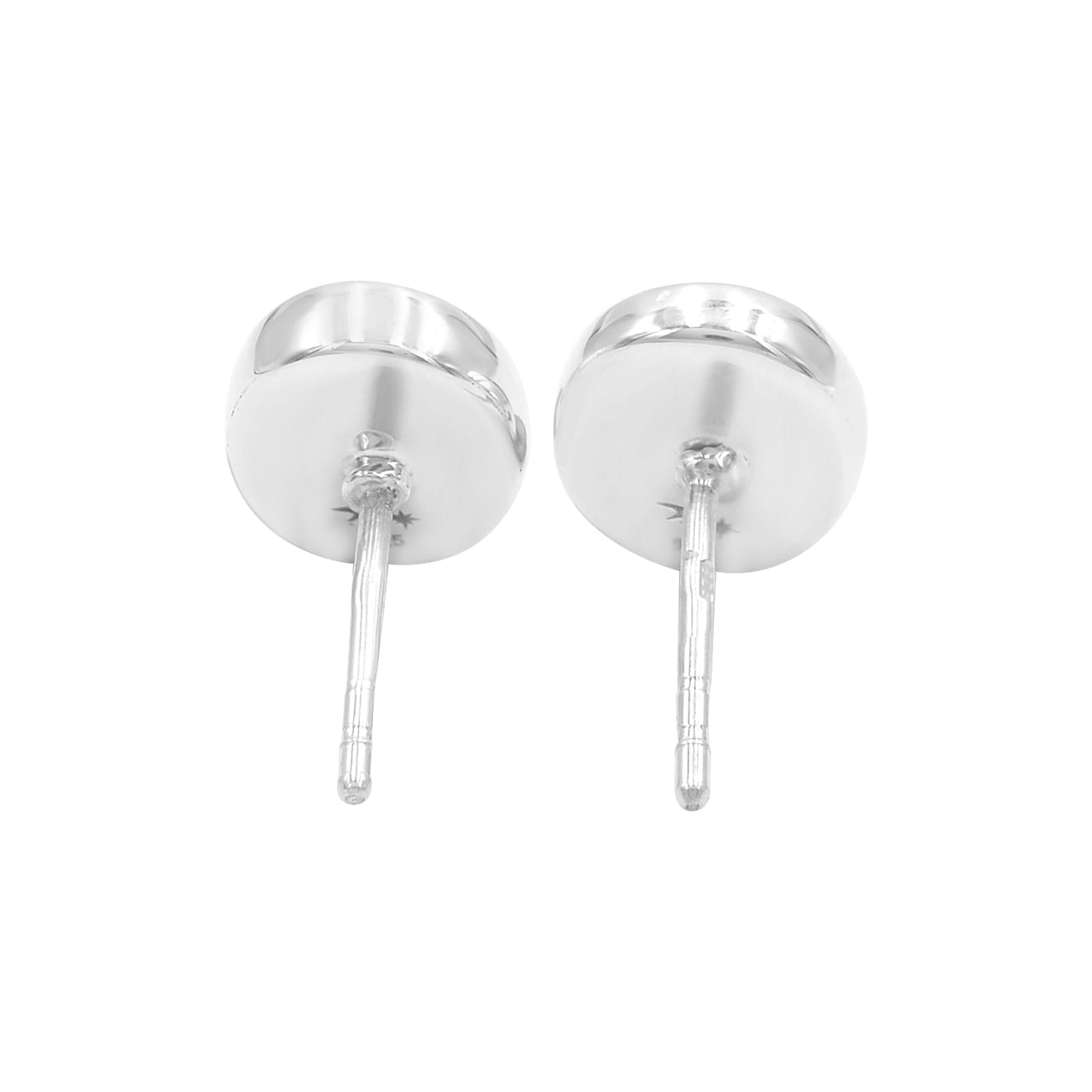 Starborn Fossil Sea Urchin Post Earrings in Sterling Silver