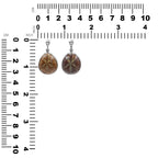 Starborn Fossil Sea Urchin Bezel Pendant in Sterling Silver