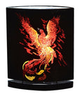 Starborn Phoenix Bird Motif & Gemstones Table Lamp with LED Bulb