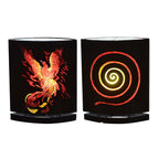 Starborn Phoenix Bird Motif & Gemstones Table Lamp with LED Bulb