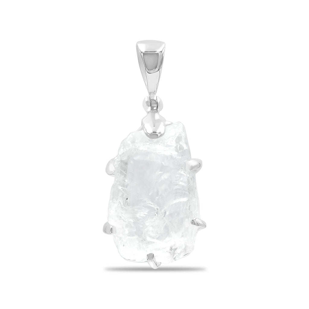 Starborn Goshenite Pendant in Sterling Silver