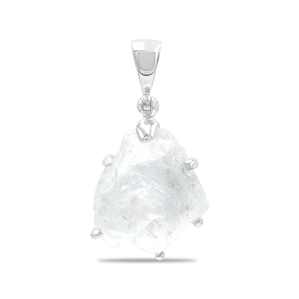 Starborn Goshenite Pendant in Sterling Silver