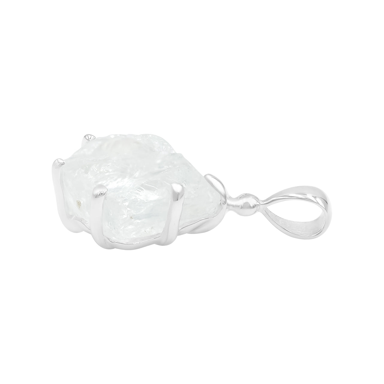 Starborn Goshenite Pendant in Sterling Silver