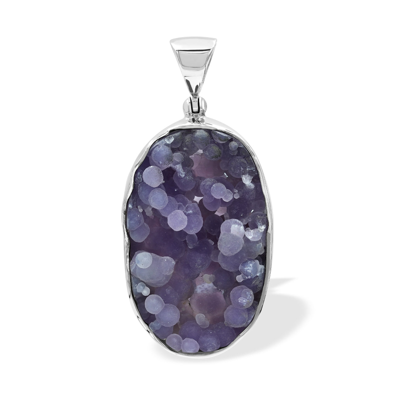 Starborn Grape Chalcedony Pendant in Sterling Silver