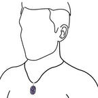Starborn Grape Chalcedony Pendant in Sterling Silver
