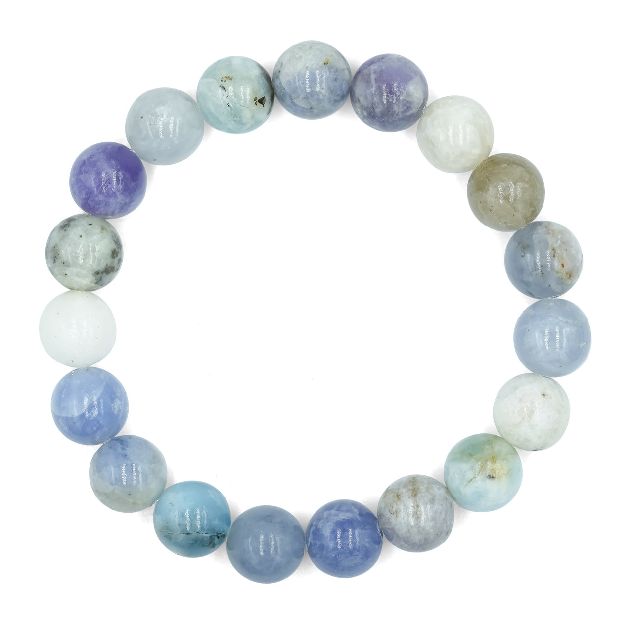 Starborn Fluorescent Hackmanite Beaded Elastic Bracelet