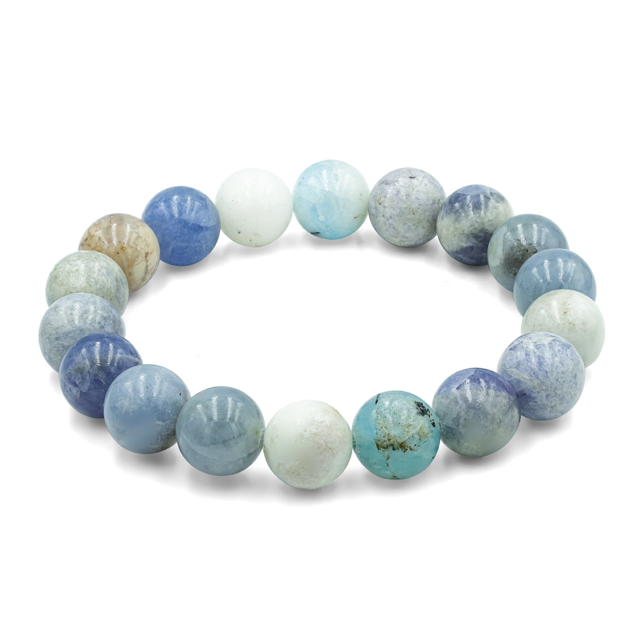Starborn Fluorescent Hackmanite Beaded Elastic Bracelet