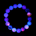 Starborn Fluorescent Hackmanite Beaded Elastic Bracelet
