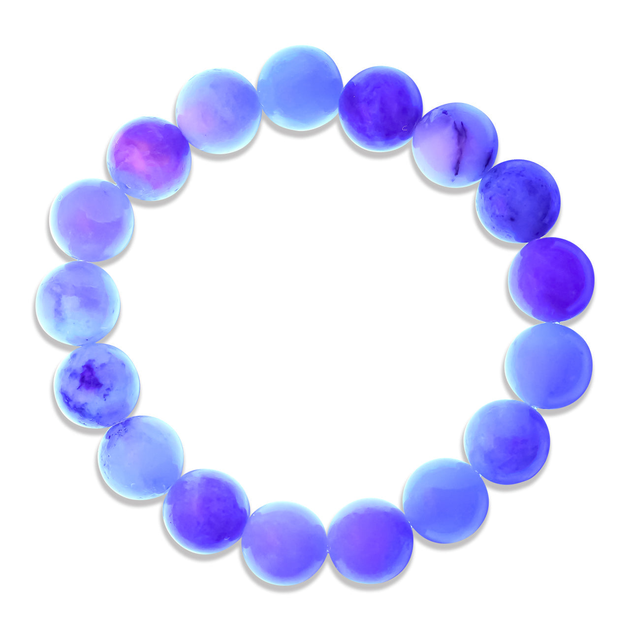 Starborn Fluorescent Hackmanite Beaded Elastic Bracelet
