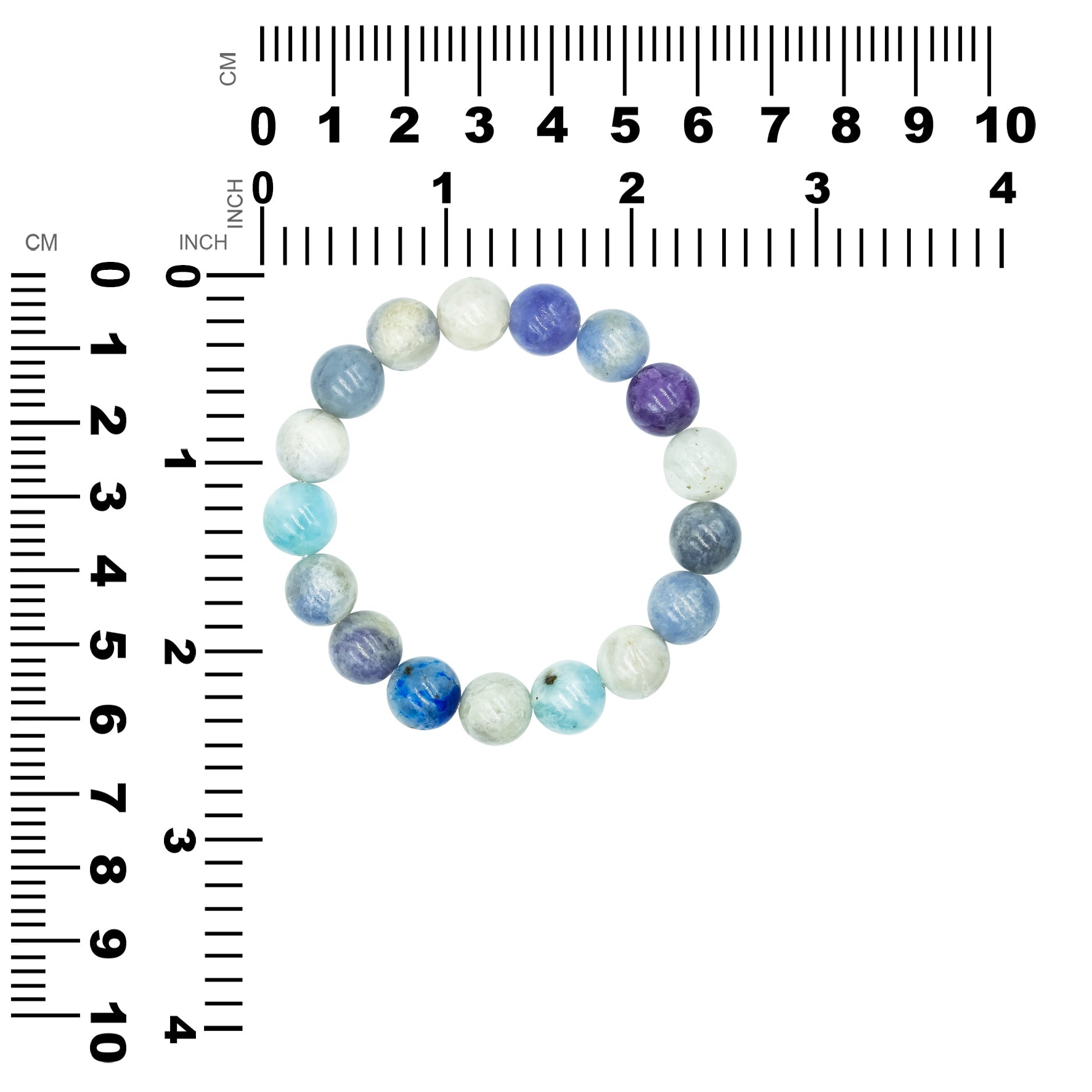 Starborn Fluorescent Hackmanite Beaded Elastic Bracelet
