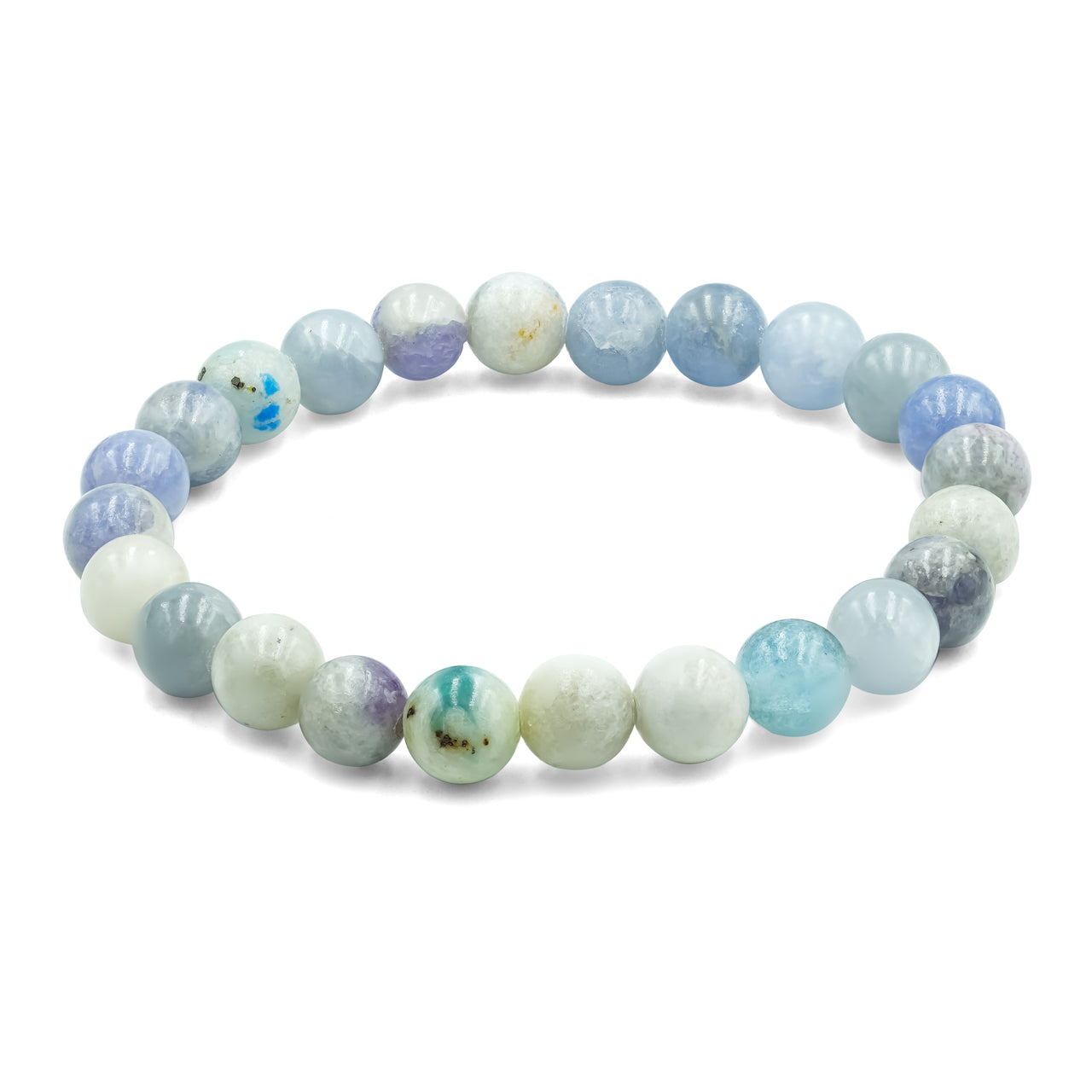 Starborn Fluorescent Hackmanite Beaded Elastic Bracelet
