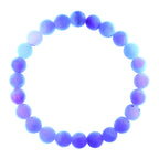 Starborn Fluorescent Hackmanite Beaded Elastic Bracelet
