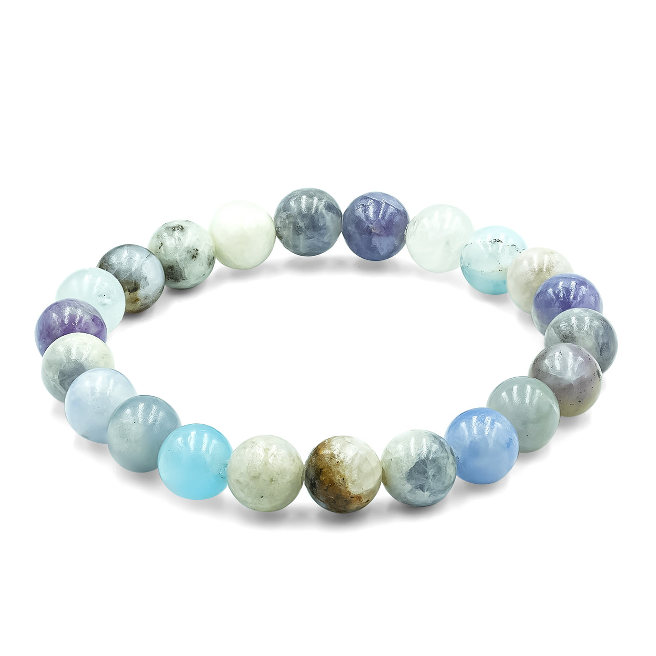 Starborn Fluorescent Hackmanite Beaded Elastic Bracelet