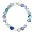 Starborn Fluorescent Hackmanite Beaded Elastic Bracelet