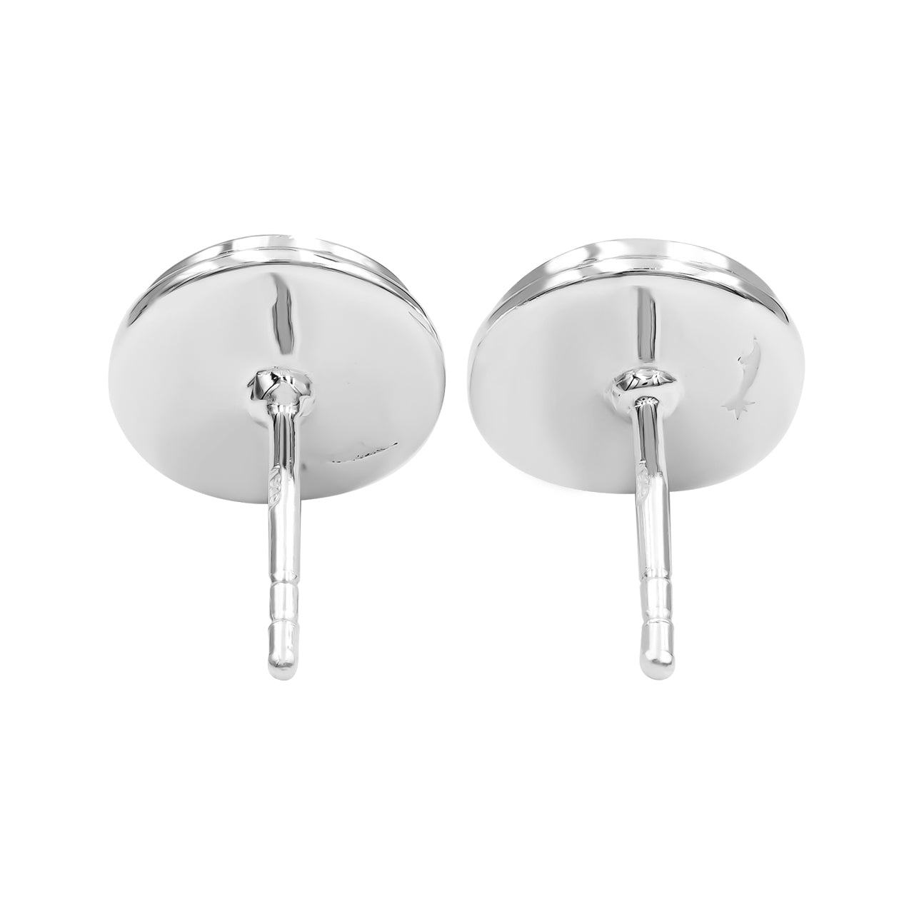 Starborn Fluorescent Hackmanite Post Earrings in Sterling Silver