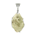 Starborn Hiddenite Crystal Pendant in Sterling Silver
