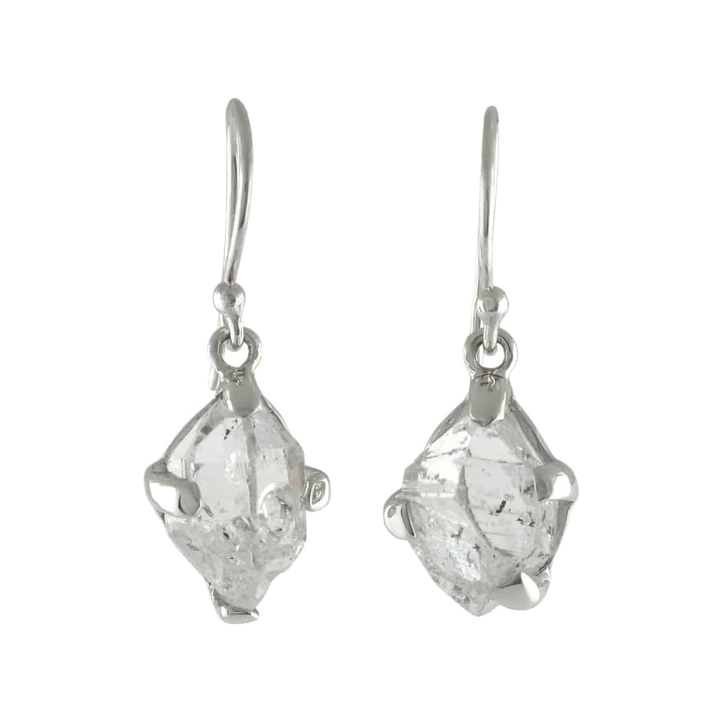 Starborn Herkimer Diamond Earrings in Sterling Silver
