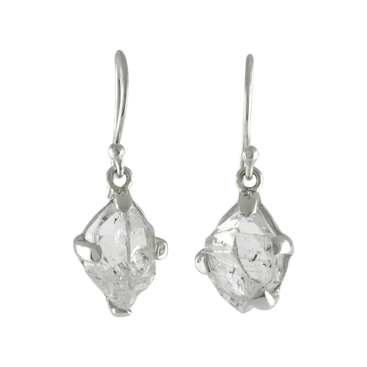 Starborn Herkimer Diamond Earrings in Sterling Silver