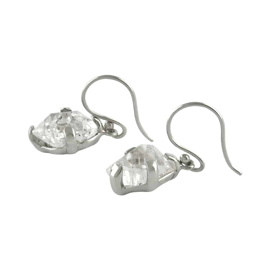 Starborn Herkimer Diamond Earrings in Sterling Silver