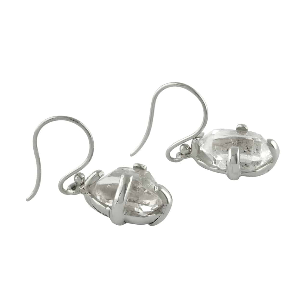 Starborn Herkimer Diamond Earrings in Sterling Silver