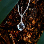 Starborn Herkimer Diamond Prong Set Pendant in Sterling Silver