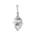 Starborn Herkimer Diamond Prong Set Pendant in Sterling Silver