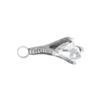 Starborn Gemstone Eagle Claw Pendant in Sterling Silver
