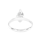 Starborn Herkimer Diamond Quartz Crystal Ring in Sterling Silver