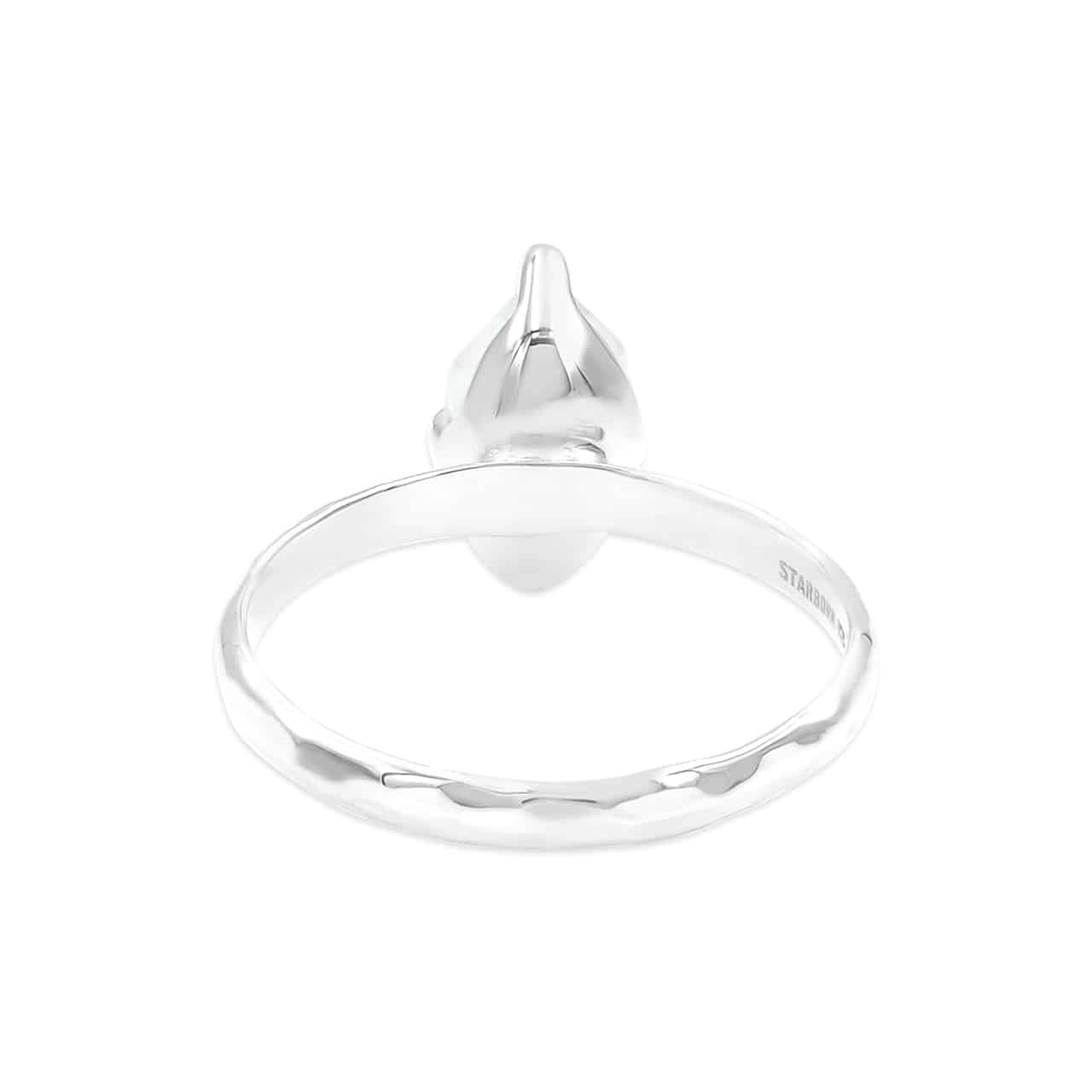 Starborn Herkimer Diamond Quartz Crystal Ring in Sterling Silver
