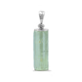 Starborn Heliodor Crystal Bar Pendant in Sterling Silver
