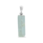Starborn Heliodor Crystal Bar Pendant in Sterling Silver