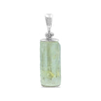 Starborn Heliodor Crystal Bar Pendant in Sterling Silver