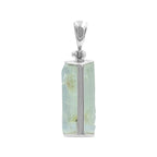 Starborn Heliodor Crystal Bar Pendant in Sterling Silver
