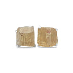 Starborn Imperial Topaz Crystal Post Earrings in Sterling Silver