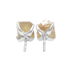 Starborn Imperial Topaz Crystal Post Earrings in Sterling Silver