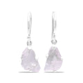 Starborn Kunzite Crystal Drop Earrings in Sterling Silver